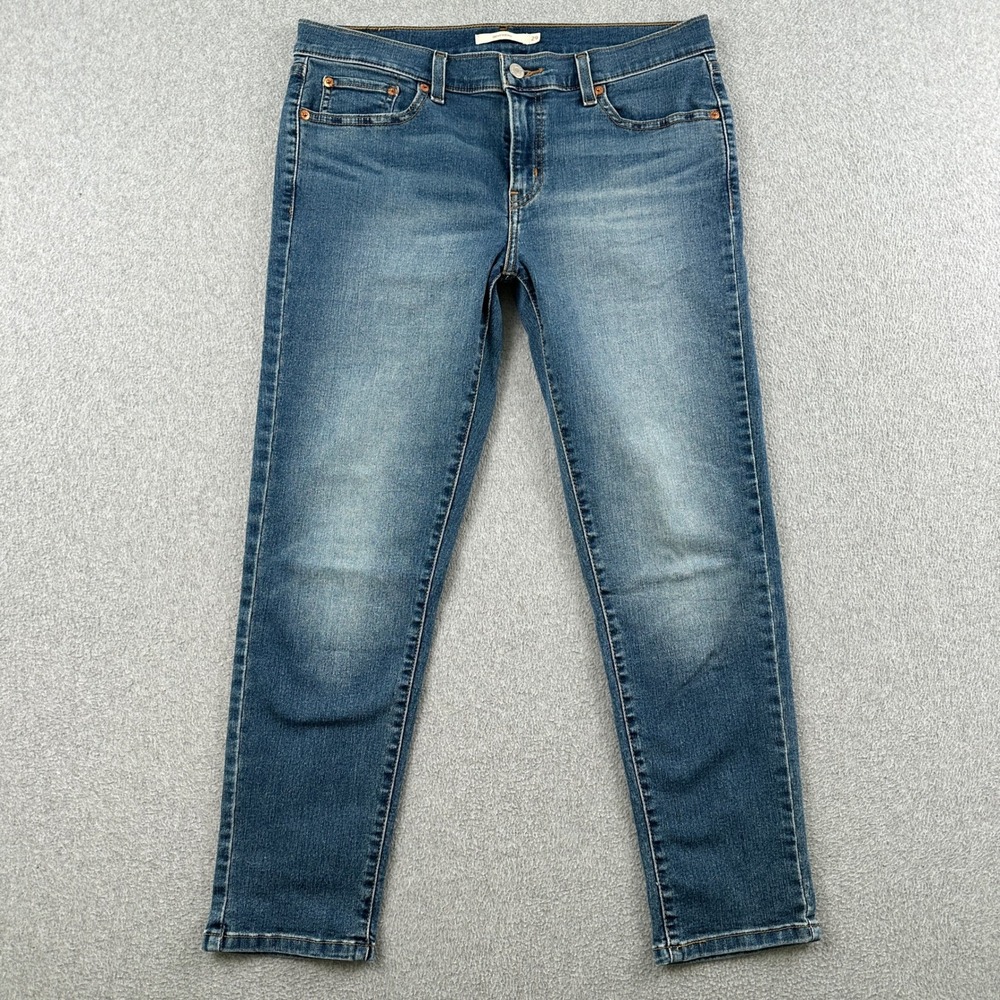 Levi's Jeans Womens 29 Boyfriend Blue 19887-0321 Stretch Denim